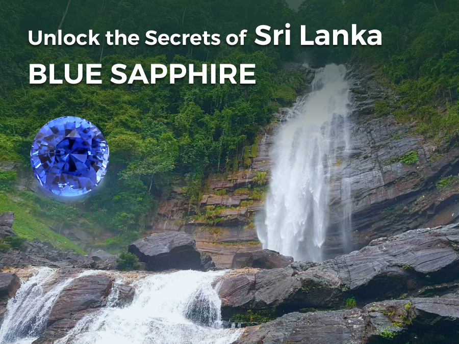 Exquisite Sri Lanka Blue Sapphire, part of the SriLankaSapphireLegacy